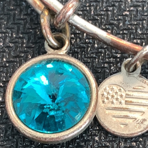 Alex and Ani Blue December Birthstone Bracelet - Picture 5 of 7